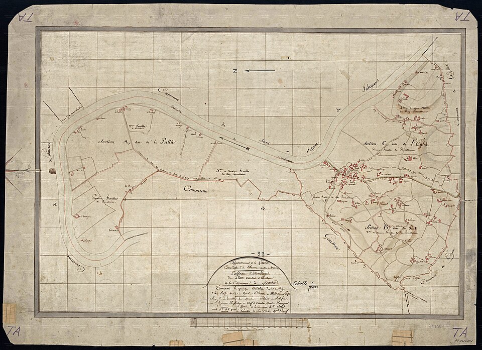 Fichier:Moulon (Gironde) - Cadastre napoléonien (1813) a.jpg