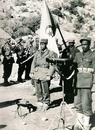 Soldats de la guerre d'Algérie en 1958