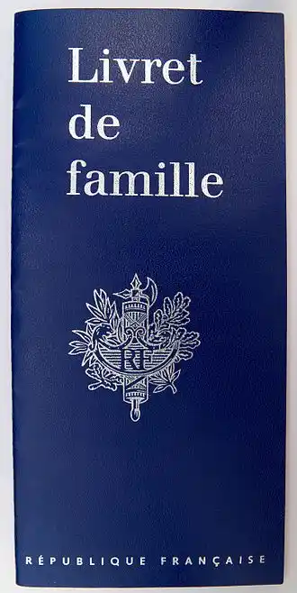 Livret de famille français