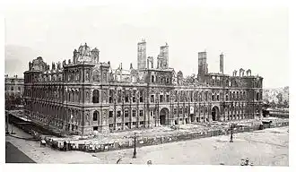 Hôtel Ville Paris incendie Commune 1871