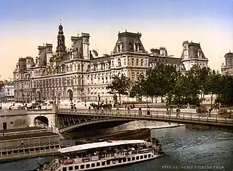 Hotel de ville, Paris, France, ca. 1890